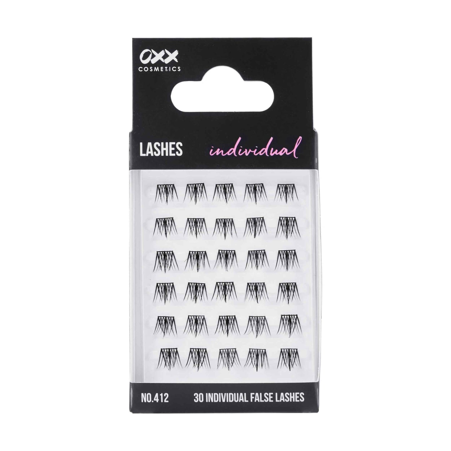 OXX Cosmetics 30 Pack Individual False Lashes - No. 412