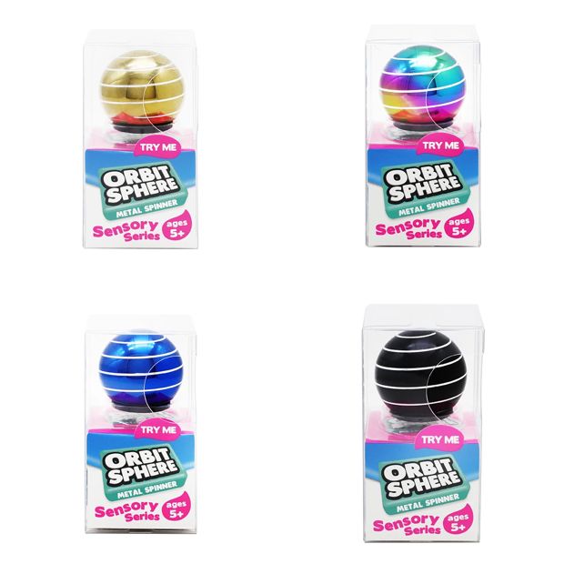 Trend Hub Orbit Sphere Metal Spinner - Assorted