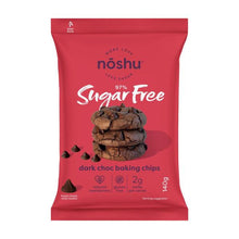 NOSHU 97% SUGAR FREE DARK CHOC BAKING CHIPS 140G
