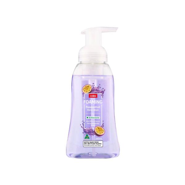 COLES FOAMING HANDWASH PASSIONFRUIT 250ML