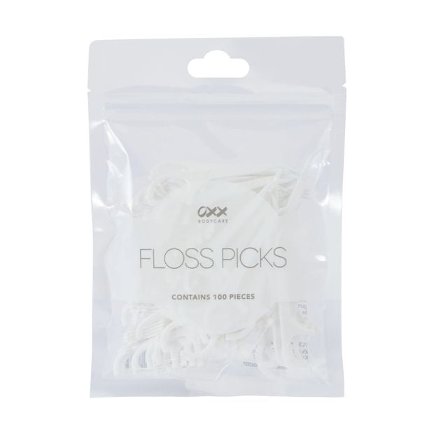 100 Piece Floss Picks - OXX Bodycare