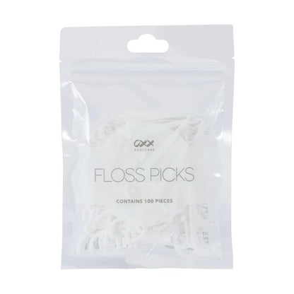 100 Piece Floss Picks - OXX Bodycare