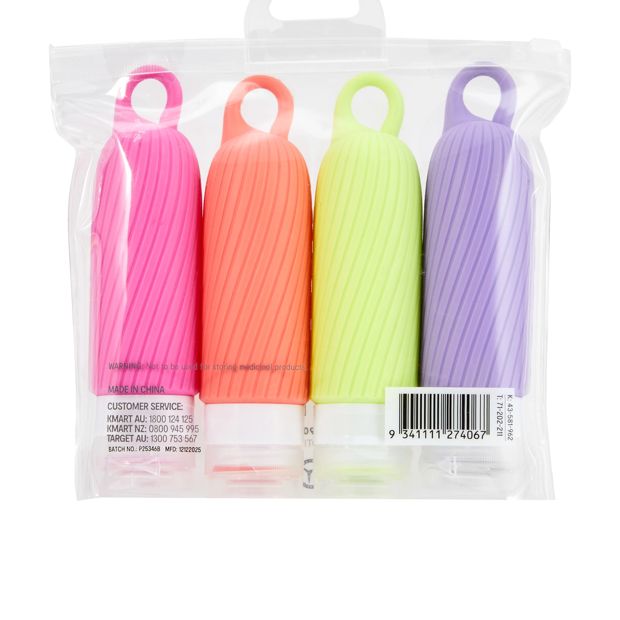 Pack Silicone Bottles - OXX Travel