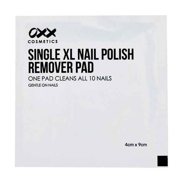 10 Pack XL Nail Polish Remover Pads - OXX Cosmetics