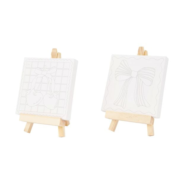 Paint Your Own Canvas and Easel Set - Anko