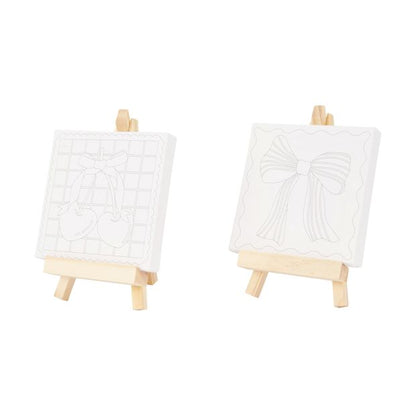 Paint Your Own Canvas and Easel Set - Anko