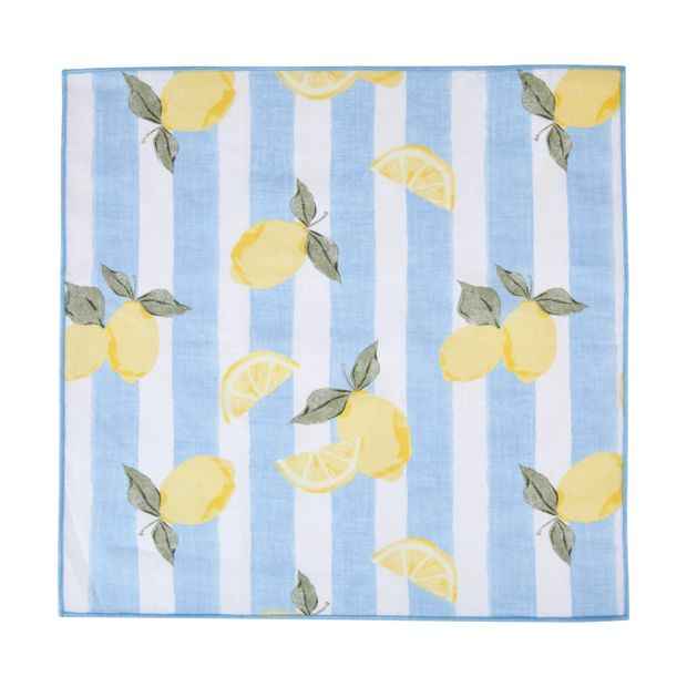 Lemon Print Napkins - Set of 4