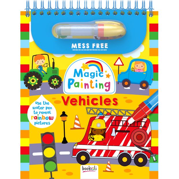 Mess Free Magic Painting: Vehicles - Book