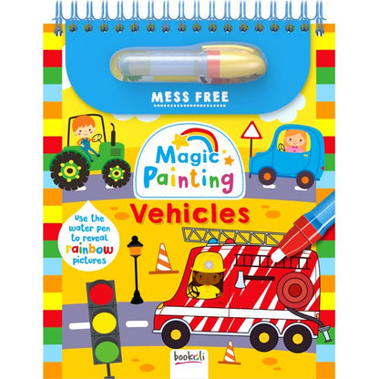 Mess Free Magic Painting: Vehicles - Book