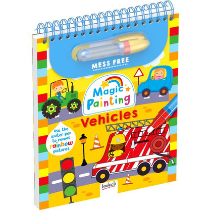 Mess Free Magic Painting: Vehicles - Book