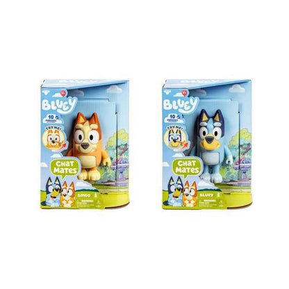 Bluey Chat Mates Figure Single Pack - Assorted