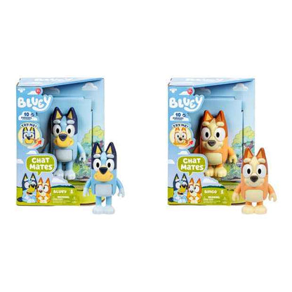 Bluey Chat Mates Figure Single Pack - Assorted