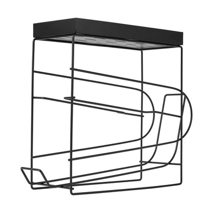 Toilet Roll Dispenser, Black - Anko