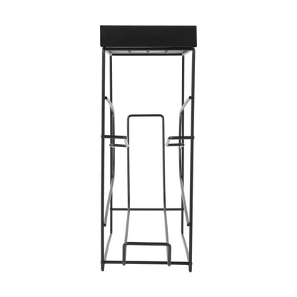 Toilet Roll Dispenser, Black - Anko