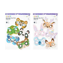 22 Piece Decorate Your Own Mask Kit  Assorted - Anko