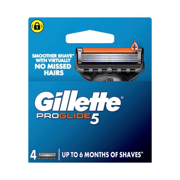 GILLETTE PROGLIDE FLEXBALL RAZOR BLADES 4PK