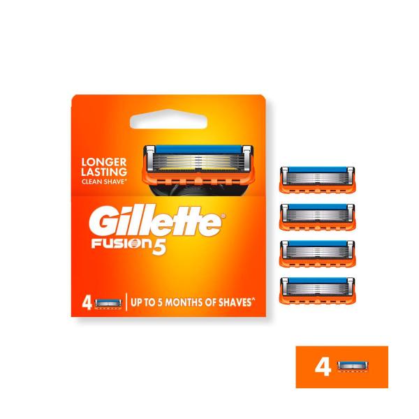 *GILLETTE FUSION RAZOR BLADES 4PK