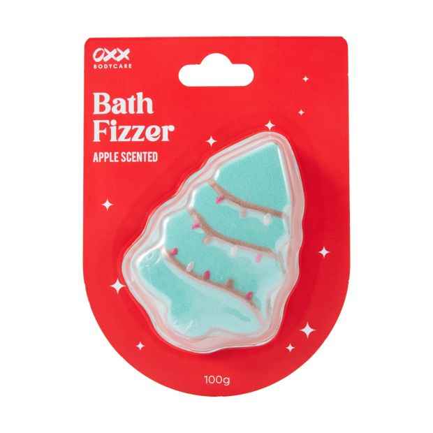 Bath Fizzer 100g, Christmas Tree - OXX Bodycare
