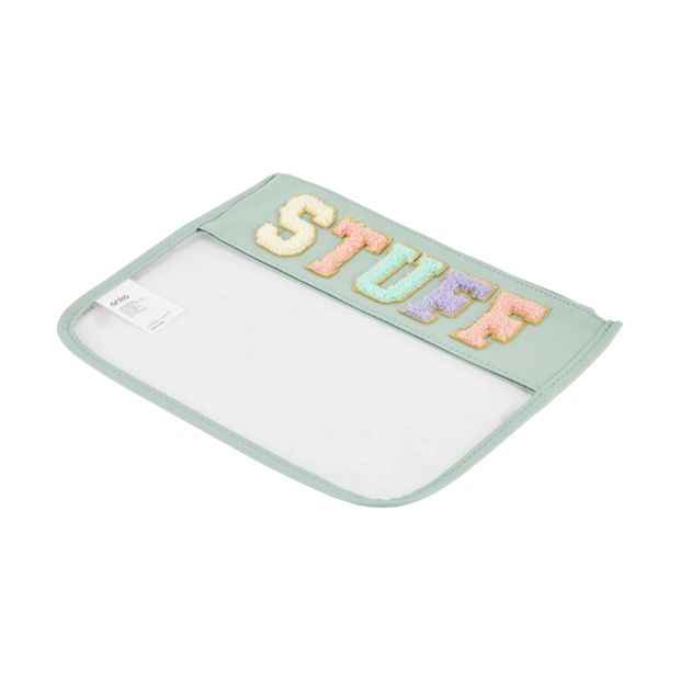 3 Piece Letter Pouch, Clear - Anko