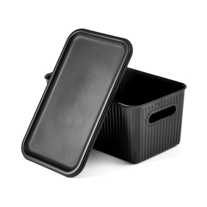 5L Ribbed Container, Black - Anko