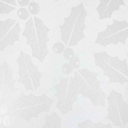 White Holly Jacquard Tablecloth - Anko