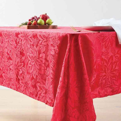Red Poinsettia Tablecloth - Anko
