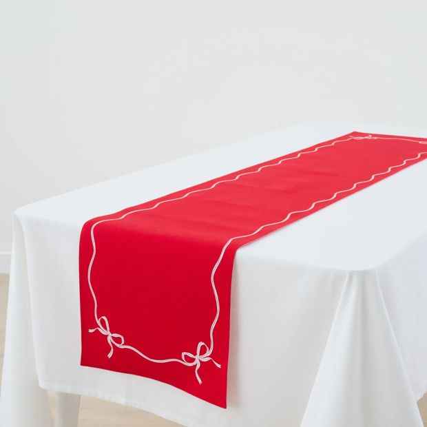 Red Bow Table Runner - Anko