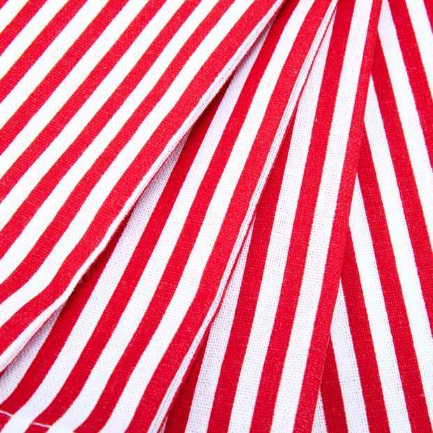 4 Pack Red Stripe Napkins - Anko