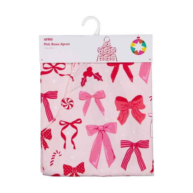 Pink Bows Apron - Anko