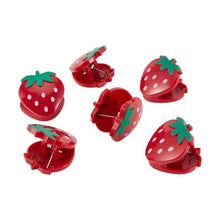 6 Pack Strawberry Bag Clips