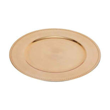 Gold Look Charger Plate - Anko