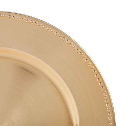 Gold Look Charger Plate - Anko