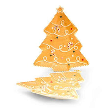 Set of 2 Gingerbread Tree Side Plates - Anko