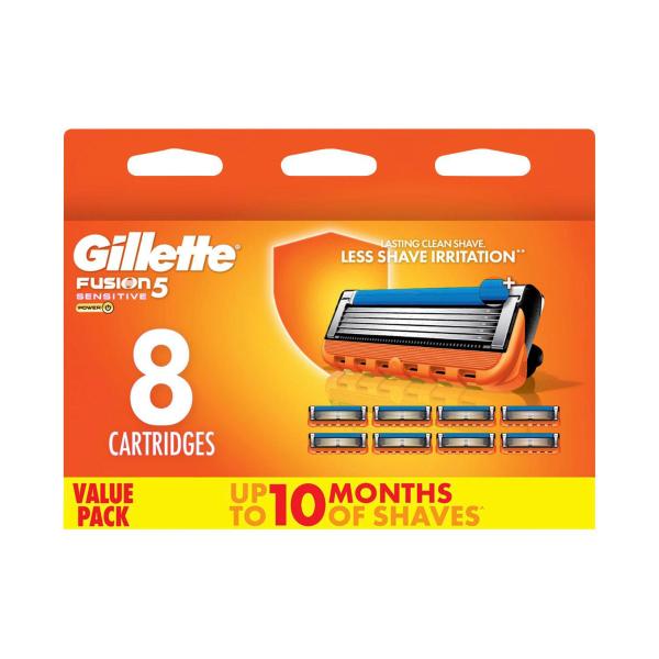 *GILLETTE FUSION POWER RAZOR BLADES 8PK