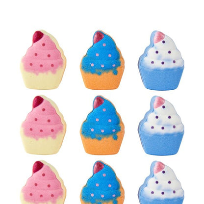 OXX Bodycare 9 Piece Multi Bath Fizzer - Cotton Candy Scented