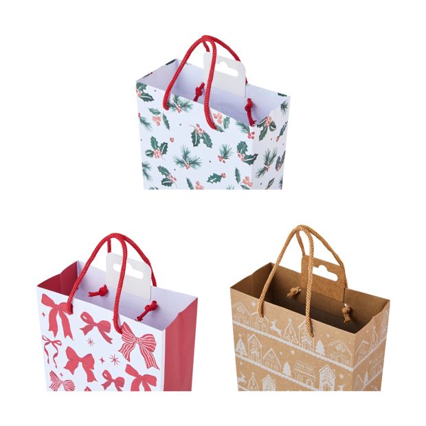 Christmas Gift Bag, Small, Assorted - Anko