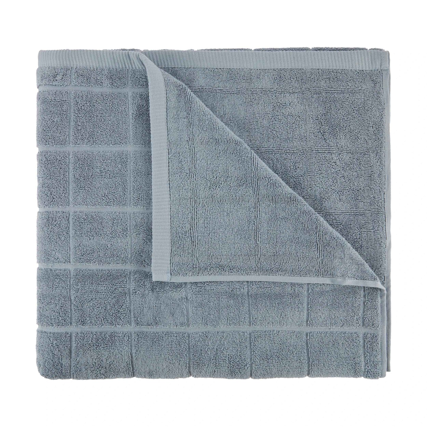 Cotton Grid Mega Towel - Blue