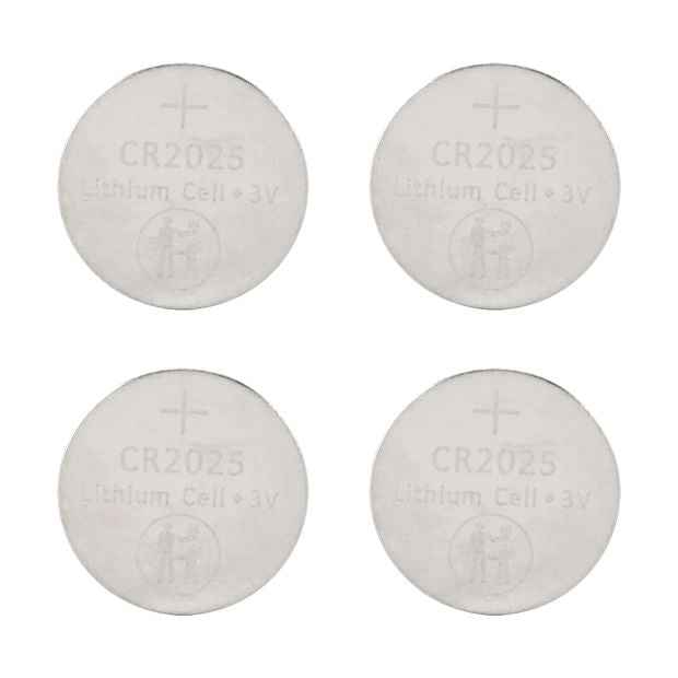4 Pack Button Cell Batteries, CR2025 - Anko