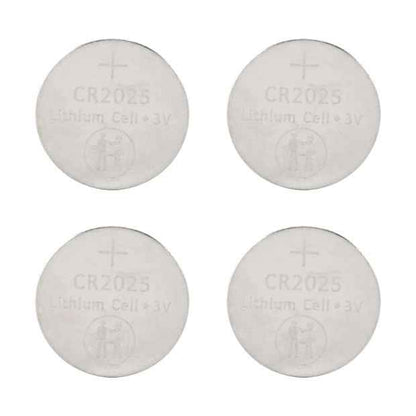 4 Pack Button Cell Batteries, CR2025 - Anko