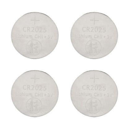4 Pack Button Cell Batteries, CR2025 - Anko