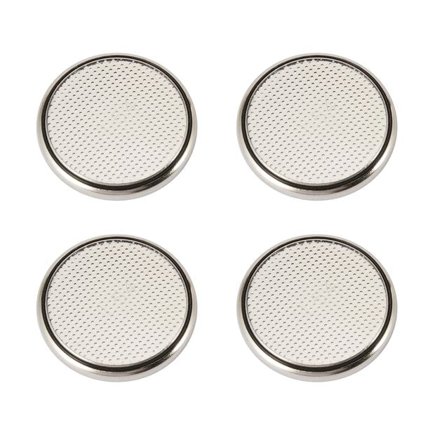 4 Pack Button Cell Batteries, CR2025 - Anko