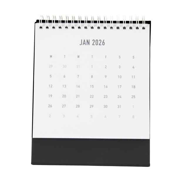 2026 Desk Black Calendar - Anko