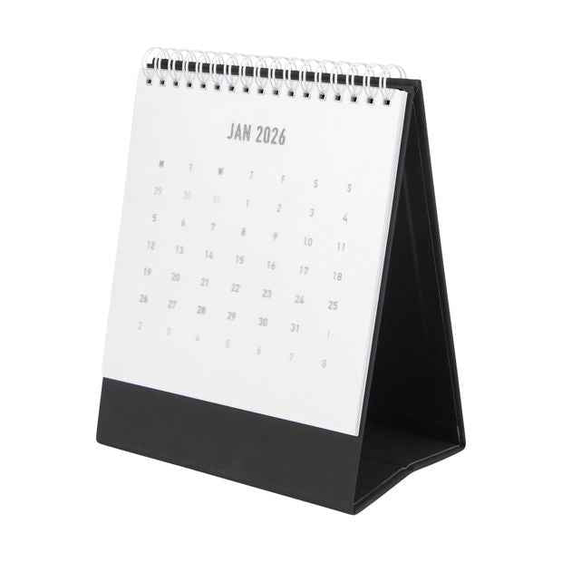 2026 Desk Black Calendar - Anko