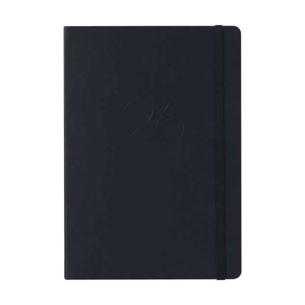 2026 Daily Diary, Black - Anko