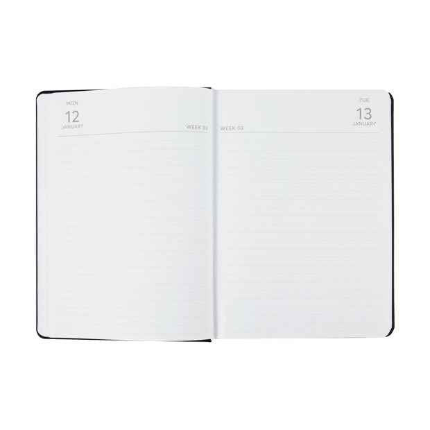 2026 Daily Diary, Black - Anko