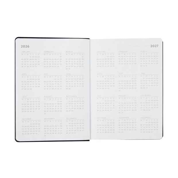 2026 Daily Diary, Black - Anko