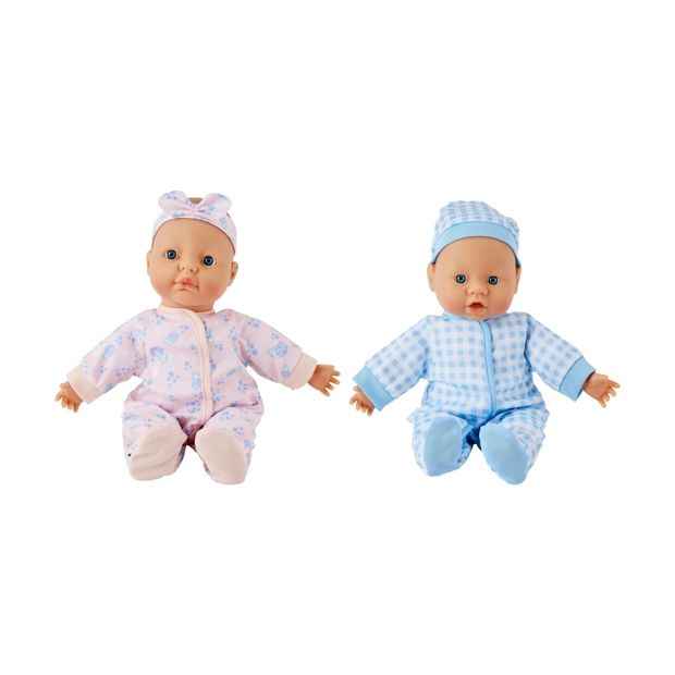 Two Soft Bodied Baby Dolls for Children