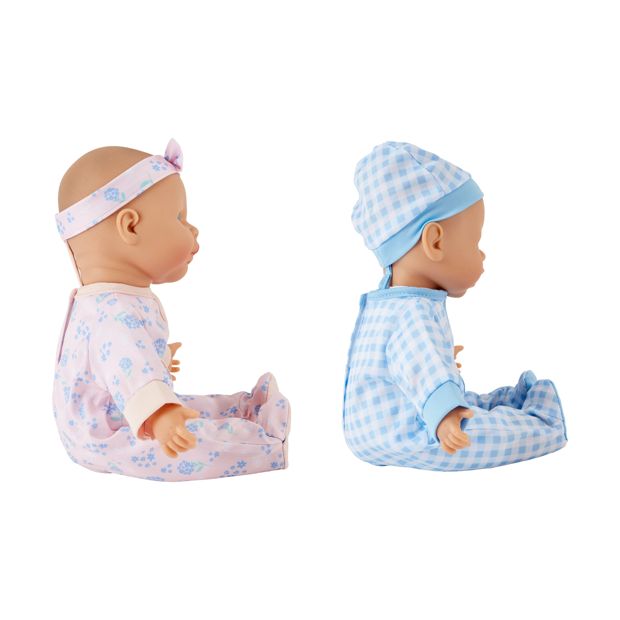 Two Soft Bodied Baby Dolls for Children