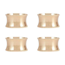 4 Pack Gold Look Napkin Rings - Anko