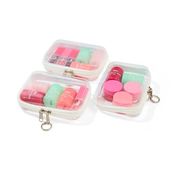 3 Piece Small Clear Packing Cubes - Anko